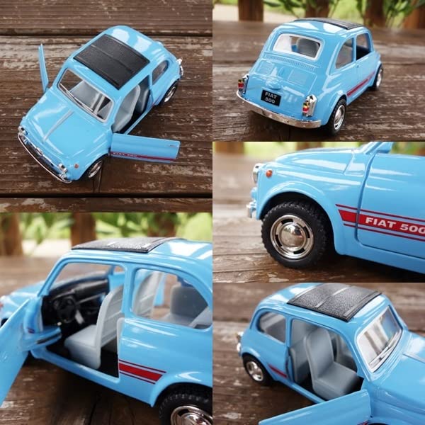 Amazon | 【】FIAT500 フィアット500 ミニカー 水色 FIAT 500
